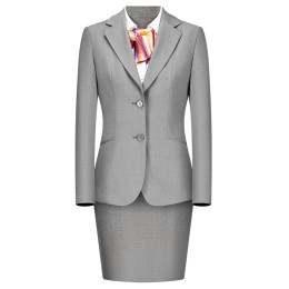 Customized property staff suits Design front desk slim women's suits Suit shop 68% polyester 34% viscose 2% spandex CHENSHANG WY1003 410grams SKLS071 Customized property staff suits Design front desk slim women's suits Suit shop 68% polyester 34% viscose 2% spandex CHENSHANG WY1003 410grams SKLS071